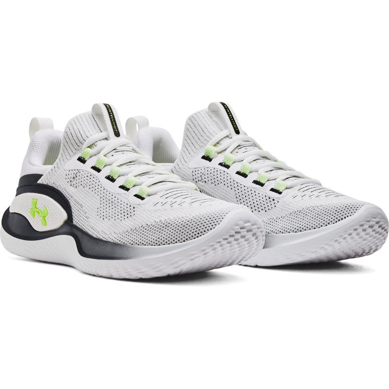 Men's Under Armour Flow Dynamic Training Shoes - 100 - WHITE/BLACK