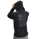 Men's Under Armour Freedom Flag Hoodie - 001 - BLACK
