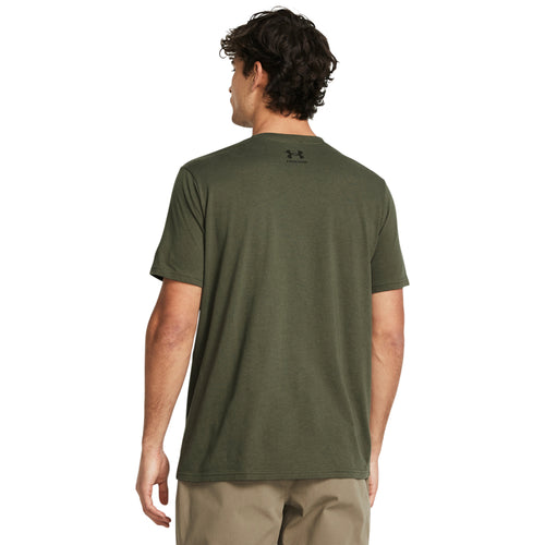 Men's Under Armour Freedom Flag Printed T-Shirt - 390 - GREEN