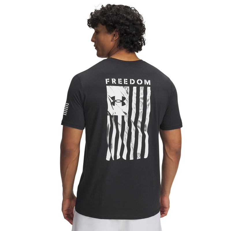 Men's Under Armour Freedom Flag T-Shirt - 001 - BLACK
