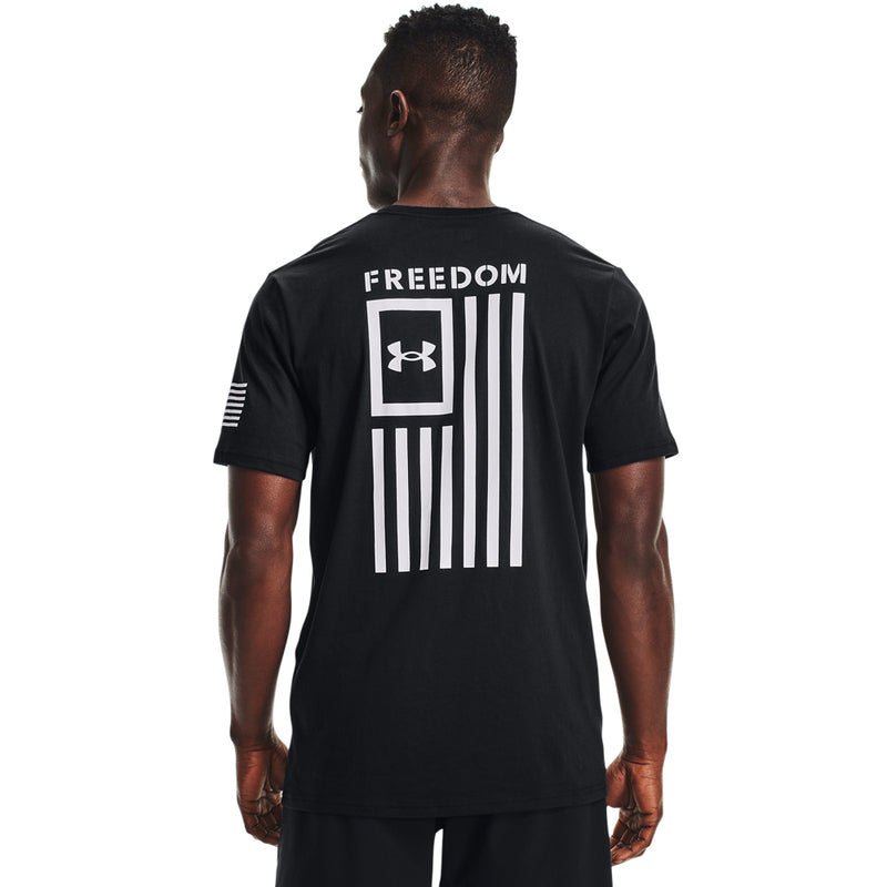 Men's Under Armour Freedom Flag T-Shirt - 001 - BLACK