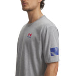 Men's Under Armour Freedom Flag T-Shirt - 036 - STEEL