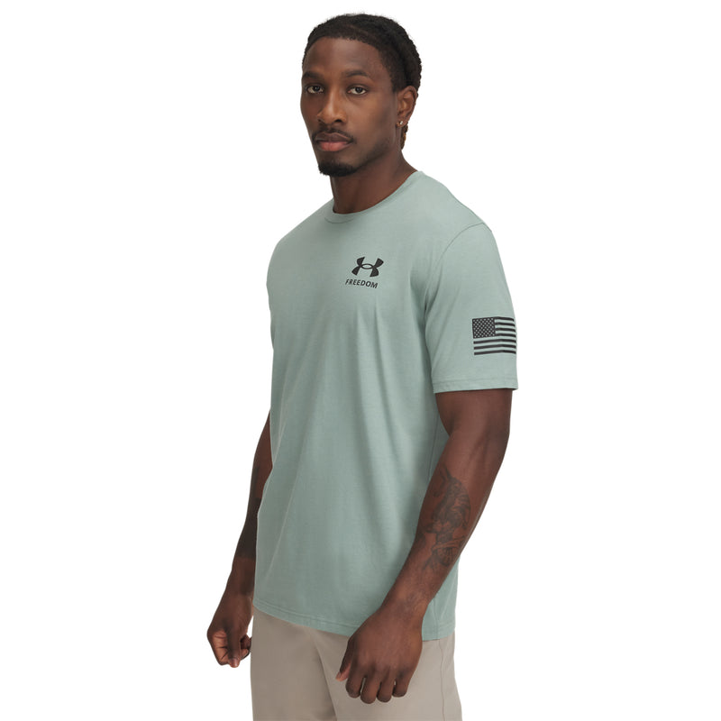 Men's Under Armour Freedom Flag T-Shirt - 348GREEN