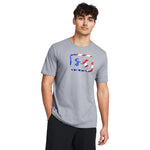 Men's Under Armour Freedom Hook T-Shirt - 035 - STEEL
