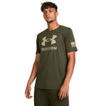 Men's Under Armour Freedom Logo T-Shirt - 390 - GREEN