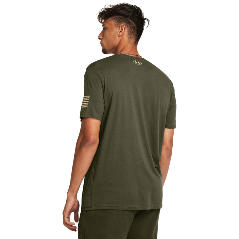 Men's Under Armour Freedom Logo T-Shirt - 390 - GREEN