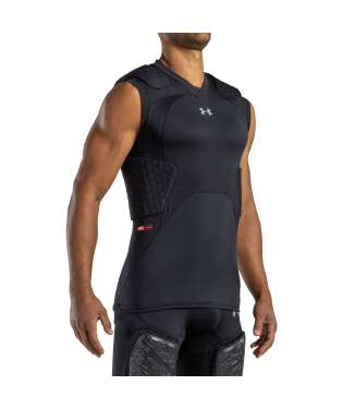 Men's Under Armour Gameday Armour Pro 5-Pad Top - BLACK