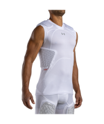 Men's Under Armour Gameday Armour Pro 5-Pad Top - WHITE