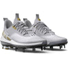 Men's Under Armour Harper 7 Low ST Baseball Cleats - 100 - WHITE/BLACK
