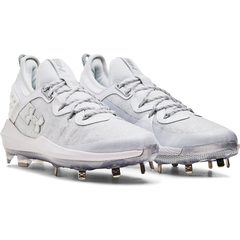 Men's Under Armour Harper 8 Low ST Baseball Cleats - 106 - WHITE