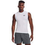 Men's Under Armour HeatGear® Armour Sleeveless - 100 - WHITE/BLACK