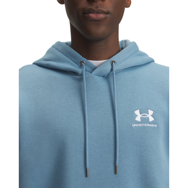 Men's Under Armour Icon Fleece Hoodie - 418 - BLUE SMOKE