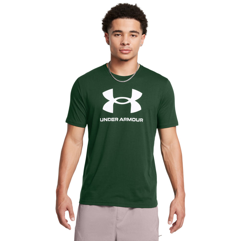 Men's Under Armour Logo T-Shirt - 301 - FOREST
