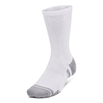 Men's Under Armour Performance Tech Crew Socks 3-Pack - 101 - WHITE