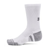 Men's Under Armour Performance Tech Crew Socks 3-Pack - 101 - WHITE