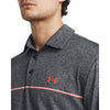 Men's Under Armour Playoff Stripe Polo - 005 - BLACK