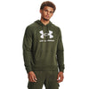 Men's Under Armour Rival Fleece Logo Hoodie - 390 - GREEN