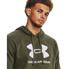 Men's Under Armour Rival Fleece Logo Hoodie - 390 - GREEN