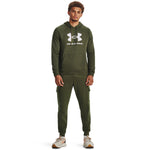 Men's Under Armour Rival Fleece Logo Hoodie - 390 - GREEN