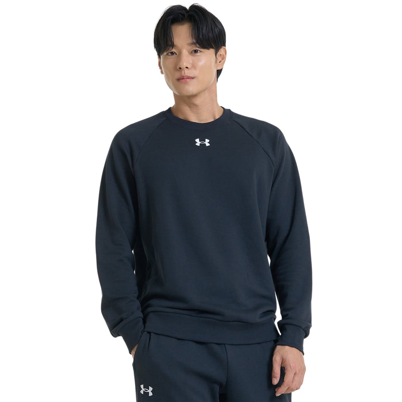 Men's Under Armour Rival Fleece Sweatshirt - 001 - BLACK