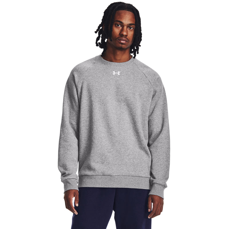 Men's Under Armour Rival Fleece Sweatshirt - 025 - CASTLEROCK GREY
