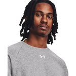 Men's Under Armour Rival Fleece Sweatshirt - 025 - CASTLEROCK GREY