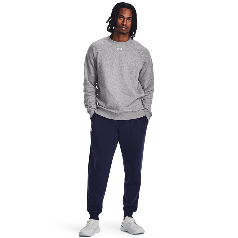 Men's Under Armour Rival Fleece Sweatshirt - 025 - CASTLEROCK GREY