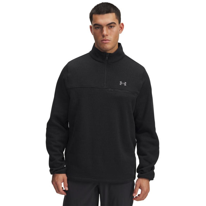 Men's Under Armour Specialist 1/4 Zip - 001 - BLACK