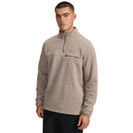 Men's Under Armour Specialist 1/4 Zip - 203TAUPE