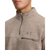 Men's Under Armour Specialist 1/4 Zip - 203TAUPE