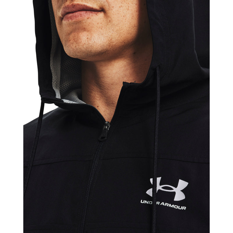 Men's Under Armour Sportstyle Windbreaker - 003 - BLACK