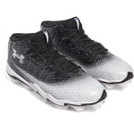 Men's Under Armour Spotlight Hammer Football Cleats 2E (Wide) - 001 - BLACK