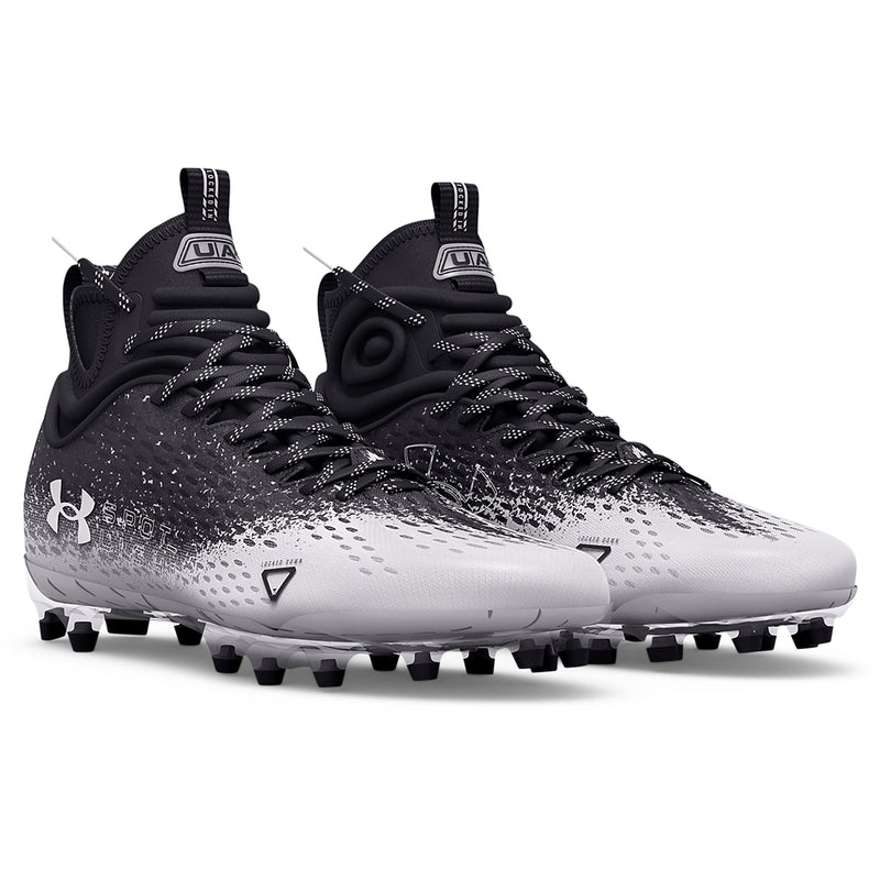 Men's Under Armour Spotlight Lux MC 2.0 Football Cleats - 001 - BLACK