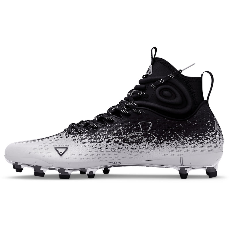 Men's Under Armour Spotlight Lux MC 2.0 Football Cleats - 001 - BLACK