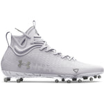 Men's Under Armour Spotlight Lux MC 2.0 Football Cleats - 100 - WHITE/BLACK