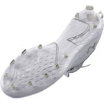 Men's Under Armour Spotlight Lux MC 2.0 Football Cleats - 100 - WHITE/BLACK