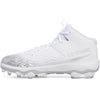 Men's Under Armour Spotlight Mid Football Cleats - 100 - WHITE/BLACK