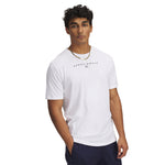 Men's Under Armour Stacked Logo T-Shirt - 100 - WHITE/BLACK