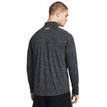 Men's Under Armour Tech Textured 1/2 Zip - 001 - BLACK