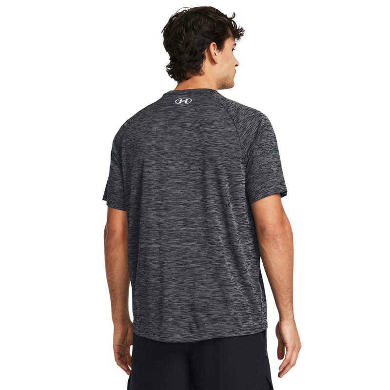 Men's Under Armour Tech Textured T-Shirt - 001 - BLACK