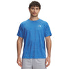 Men's Under Armour Tech Textured T-Shirt - 402 - BLUE ATLANTIS