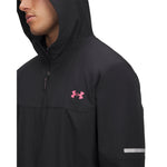 Men's Under Armour Tech Woven Jacket - 001 - BLACK