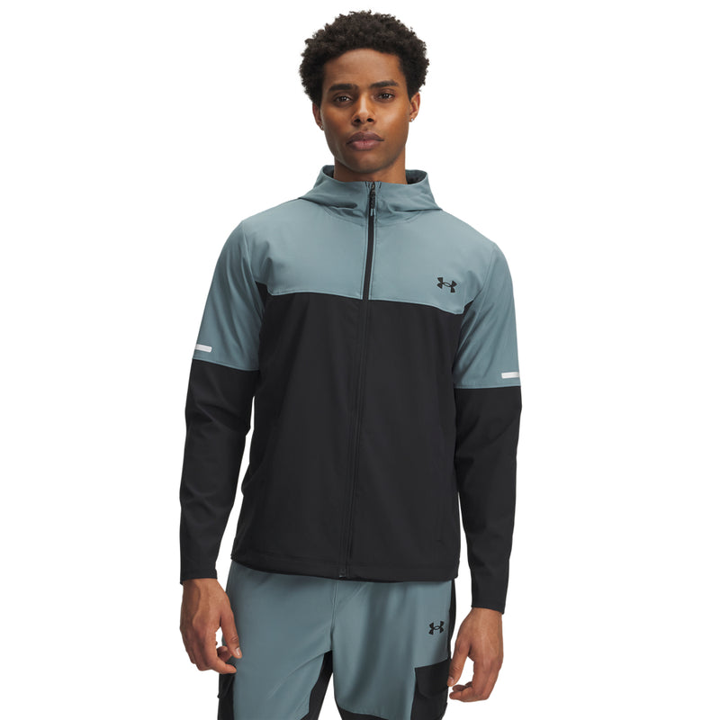 Men's Under Armour Tech Woven Jacket - 002 - BLACK