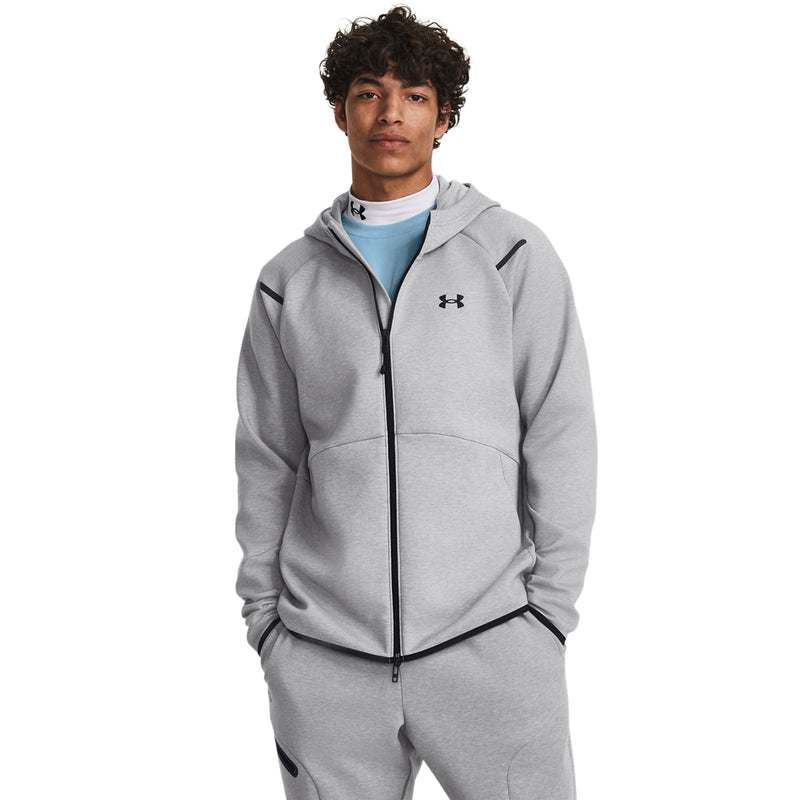 Men's Under Armour Unstoppable Fleece Full-Zip - 011 - GREY