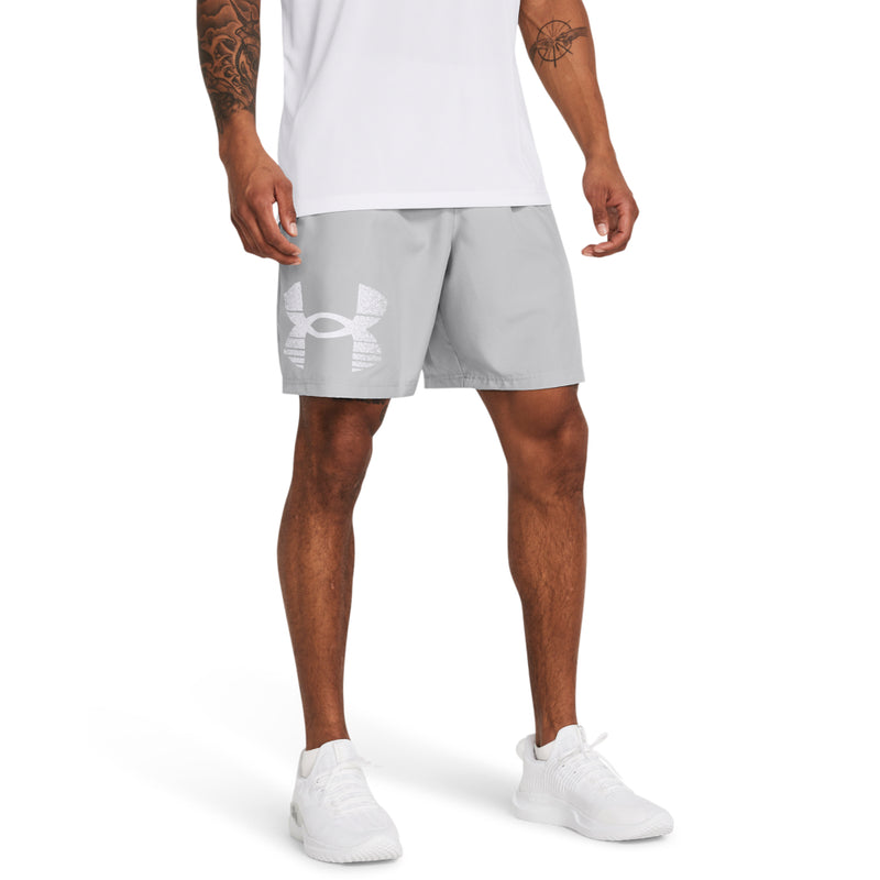 Men's Under Armour Woven Graphic Short - 011 - GREY