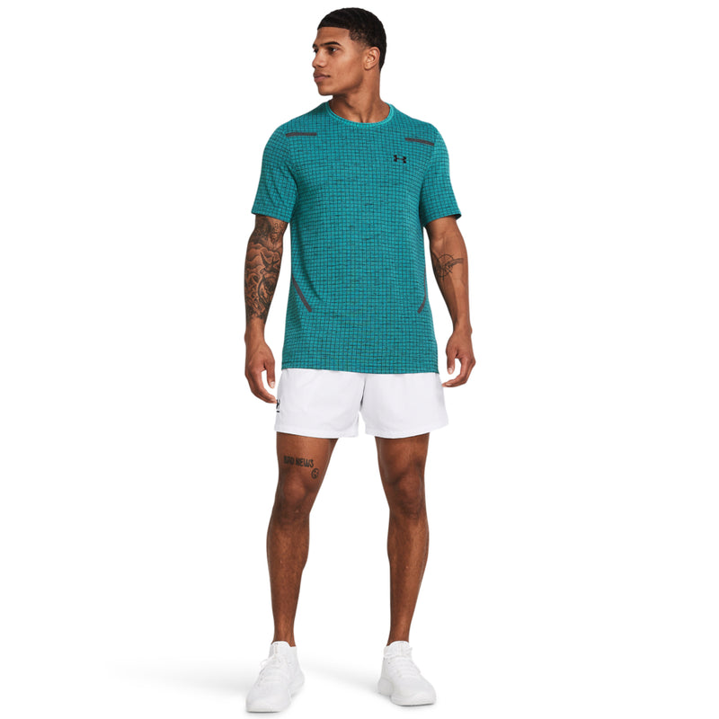 Men's Under Armour Woven Volley Short - 100 - WHITE/BLACK