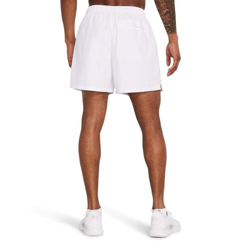 Men's Under Armour Woven Volley Short - 100 - WHITE/BLACK