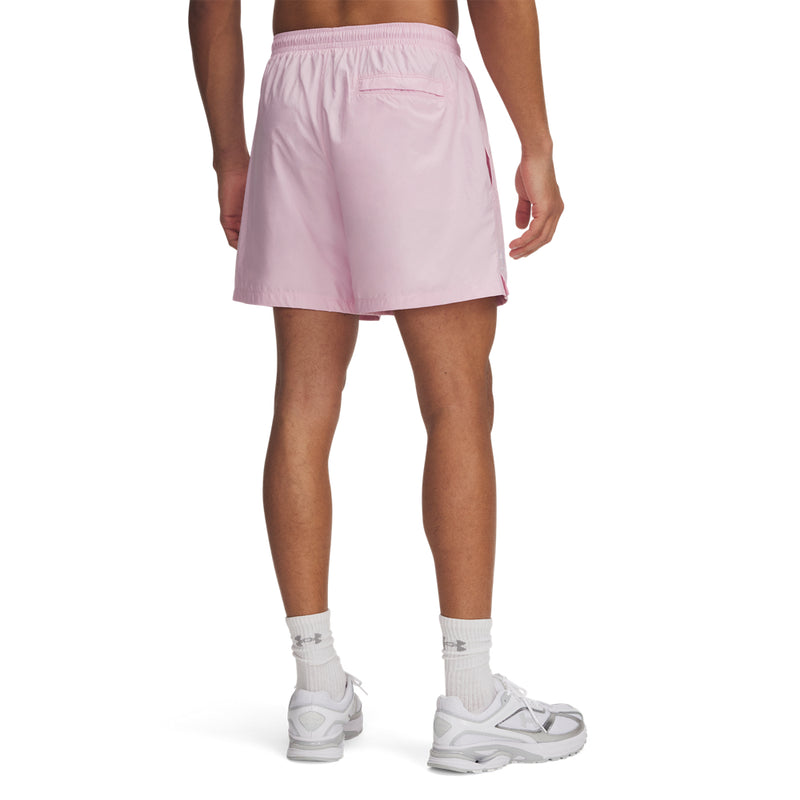 Men's Under Armour Woven Volley Short - 647 - PRIME PINK