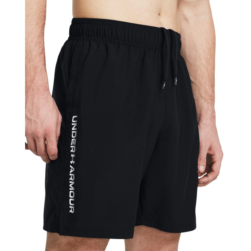 Men's Under Armour Woven Wordmark Short - 001 - BLACK