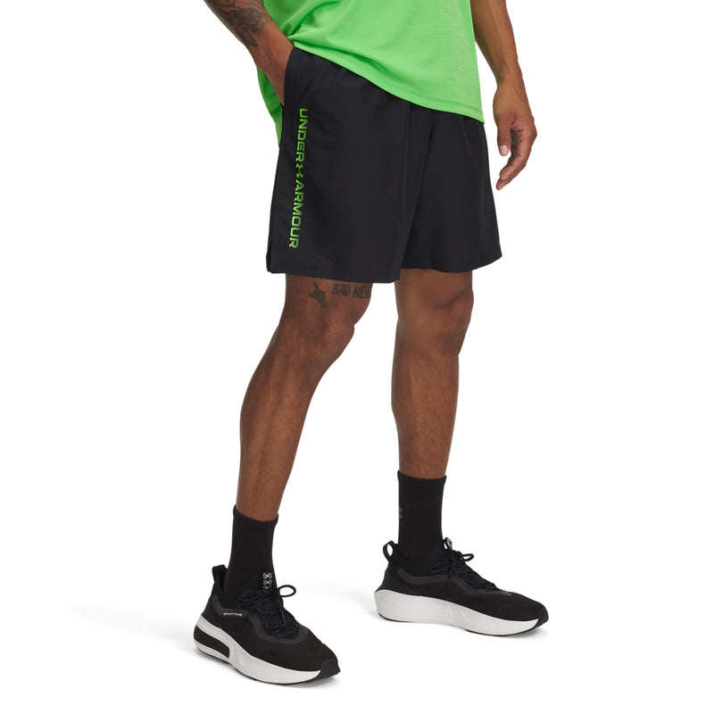 Men's Under Armour Woven Wordmark Short - 005 - BLACK